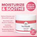 Textura suave no grasa de BeeFriendly para aplicación cómoda