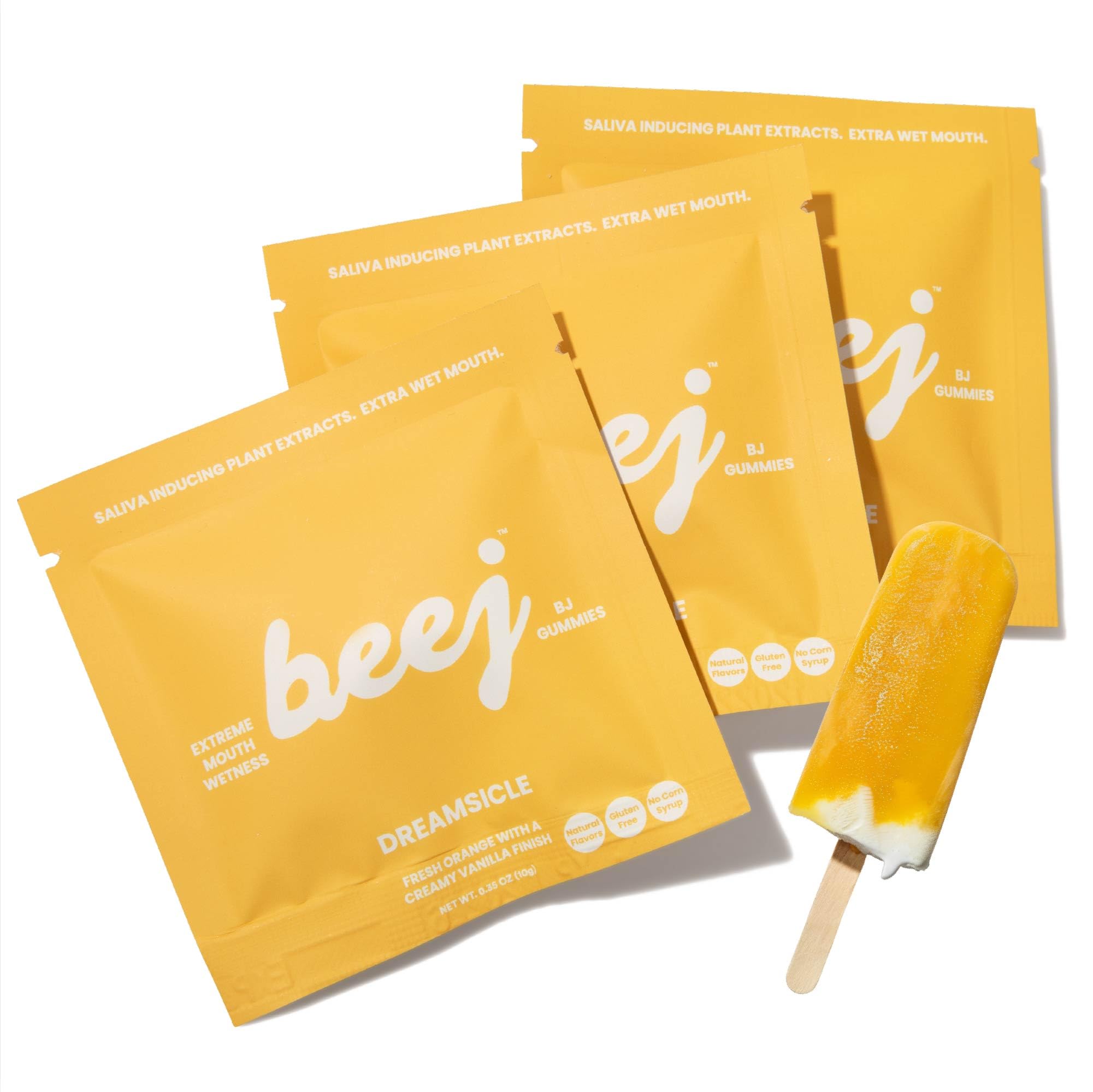 Gomitas BEEJ con textura sensual y sensación suave.