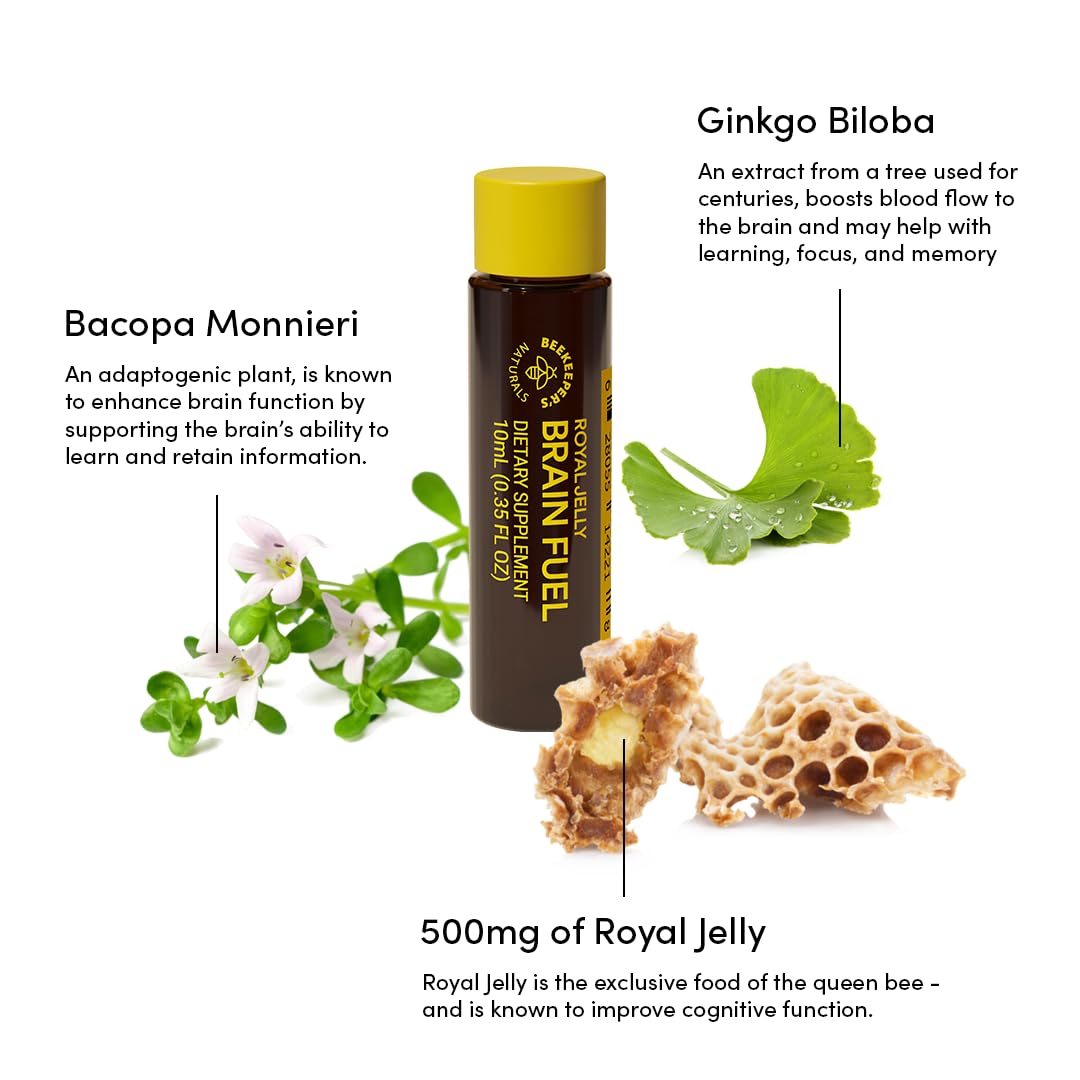 Beekeeper's Naturals B.LXR combina adaptógenos para la claridad mental.