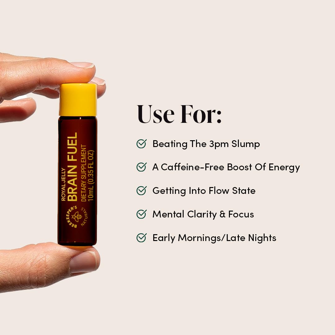 Beekeeper's Naturals B.LXR ofrece energía clara sin irritabilidad.
