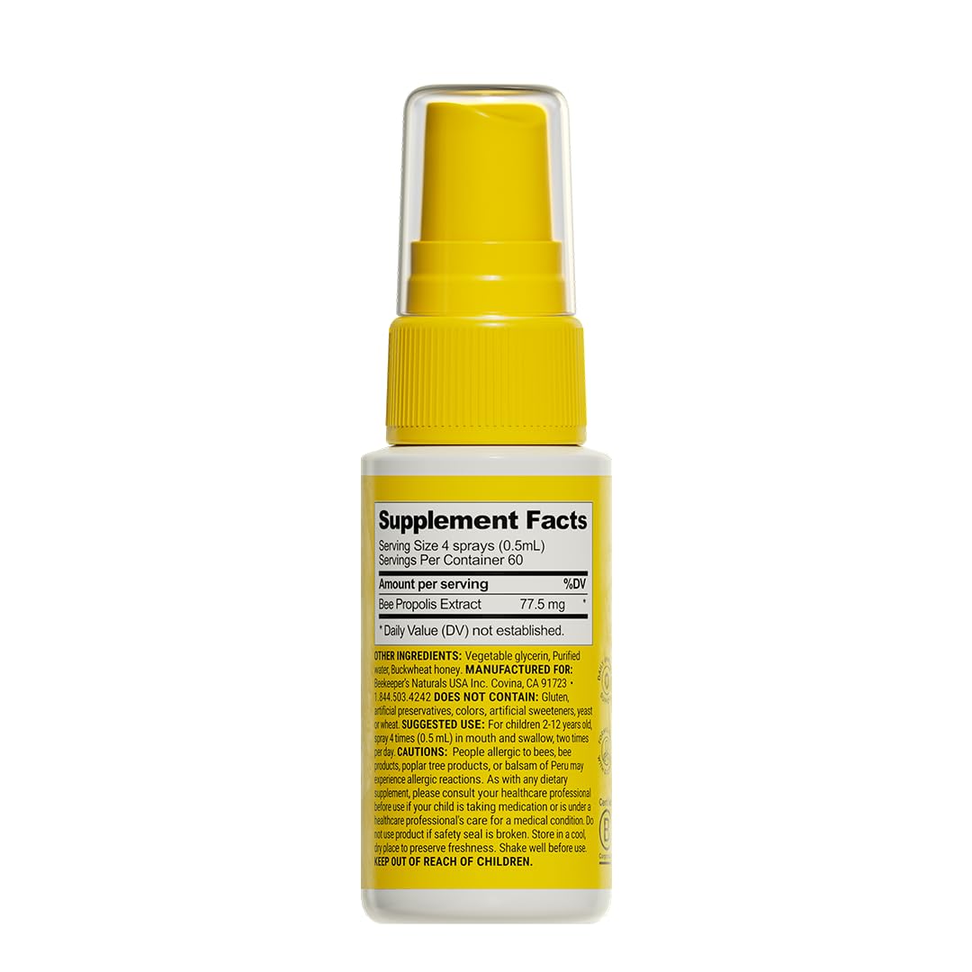 Beekeeper’s Naturals Kids Propolis, abastecimiento sostenible, apoyo ético para la salud infantil.