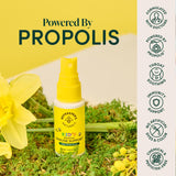 Beekeeper's Naturals Kids Propolis, miel de alforfón para suavidad de garganta.