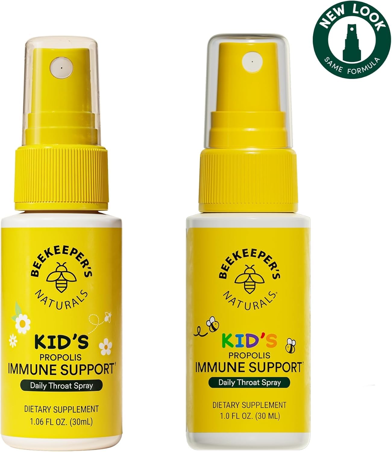 Beekeeper’s Naturals Kids Propolis, miel de trigo sarraceno, sabor agradable para niños.