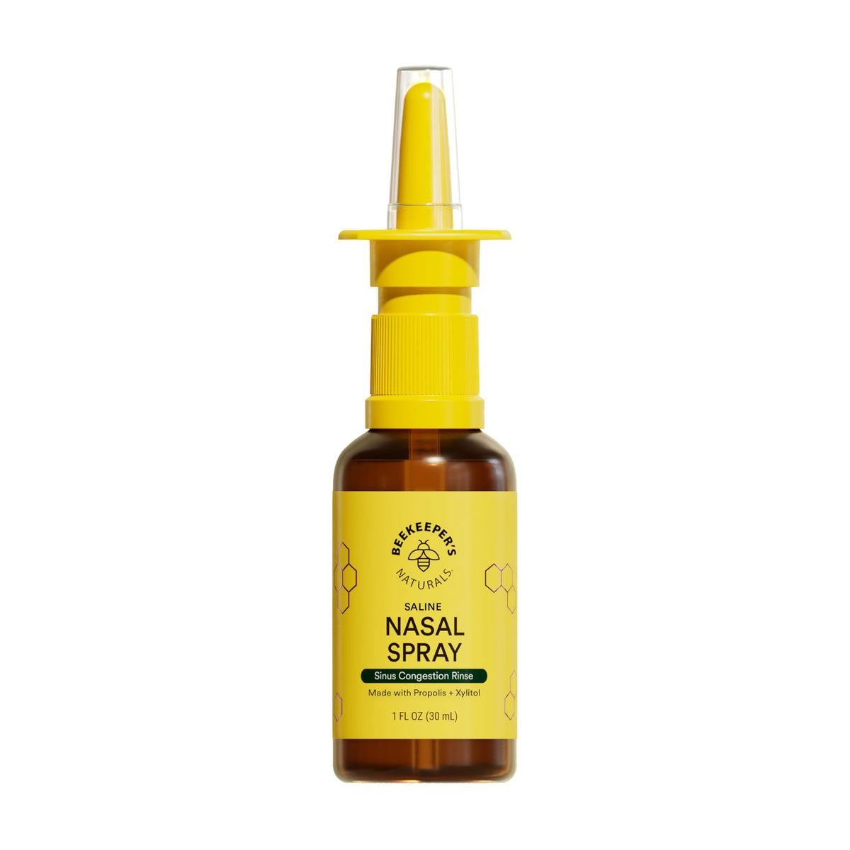 Beekeeper's Naturals spray nasal con propóleo y xilitol para alivio suave