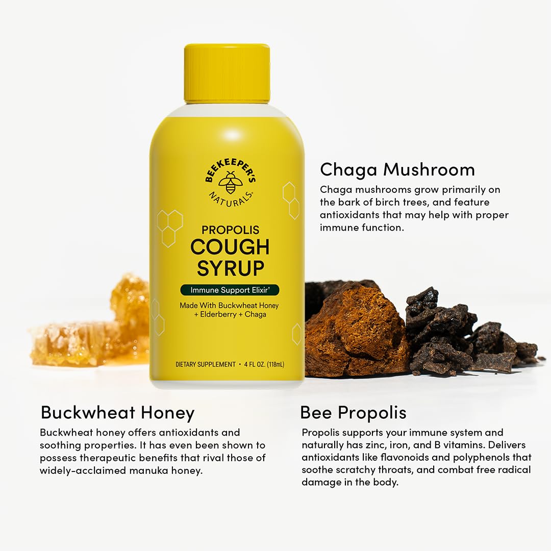Beekeeper's Naturals, empaque actualizado, fórmula natural intacta