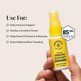 Beekeeper's Naturals Propolis Throat Spray, aplicador cómodo para alivio rápido de garganta.