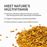 Beekeeper's Naturals polen de abeja, rico en proteínas para el día a día.