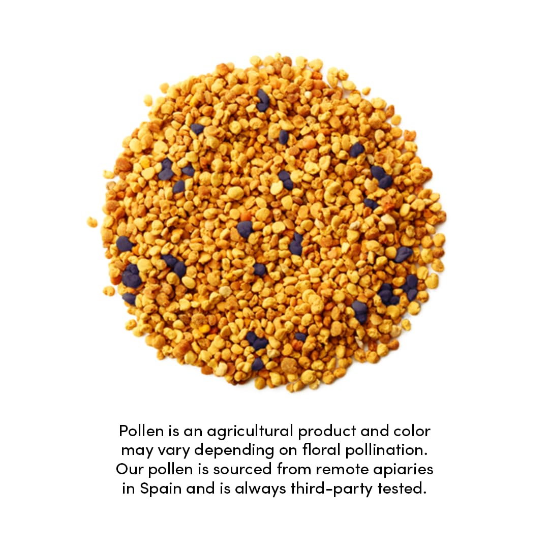 Beekeeper's Naturals polen de abeja, vitaminas B para el metabolismo.
