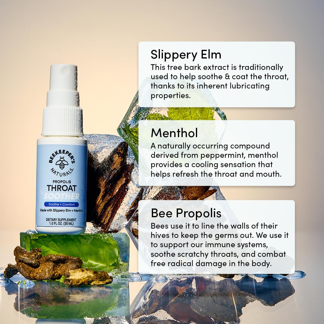 Beekeeper's Naturals Propóleo Ingredientes Limpios: sin colorantes artificiales
