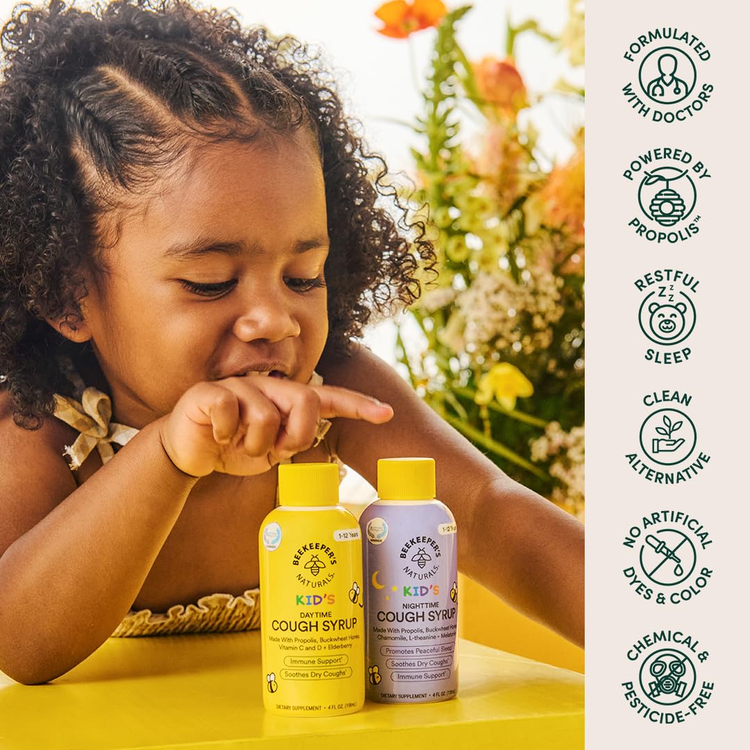 Gotero medidor Beekeeper's Naturals para dosificación fácil en niños.