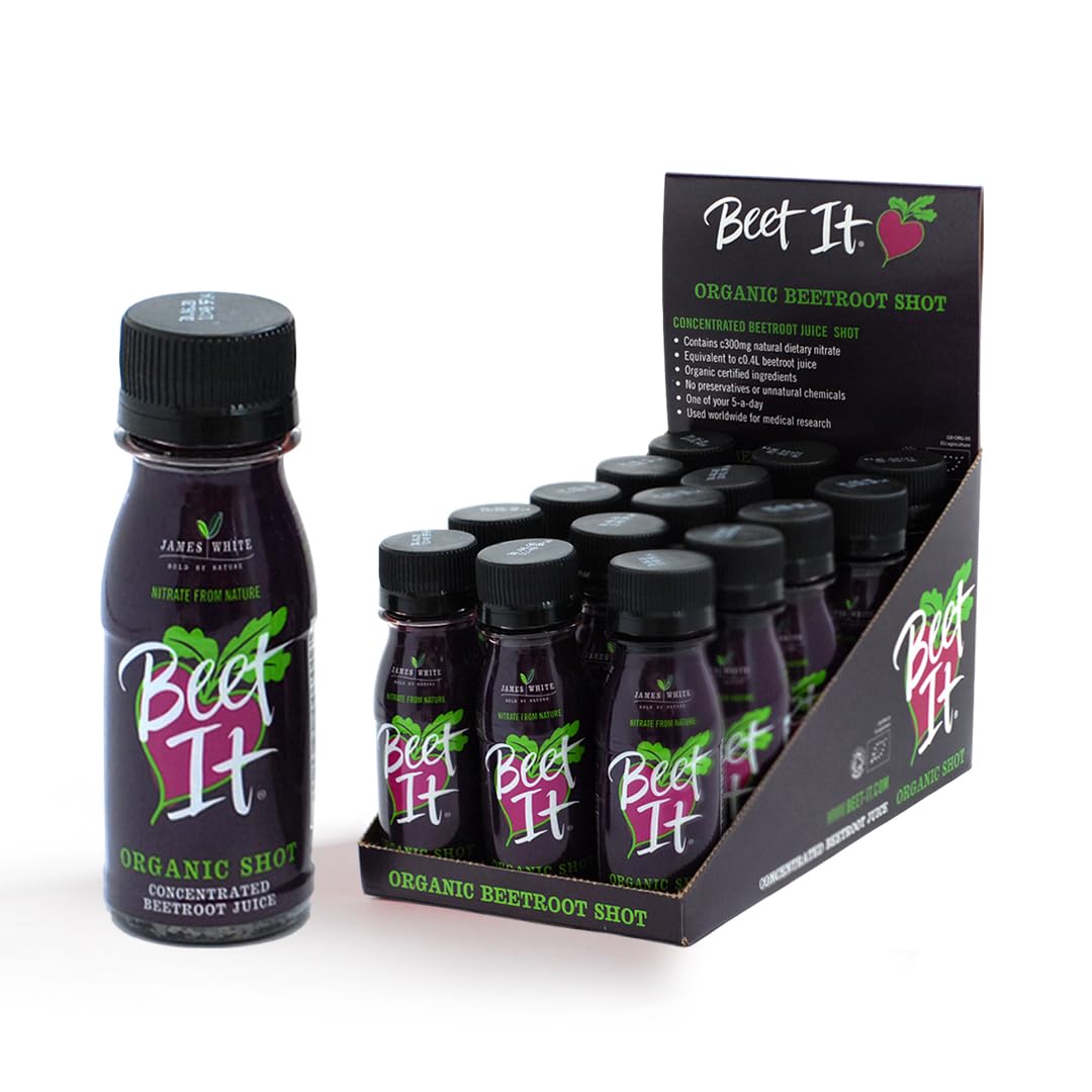 BEET IT Circulation: botella frente para destacar la bebida natural