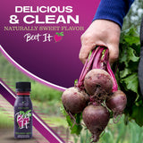 BEET IT Circulation: shot derramado en vaso, hidratación y nitidez