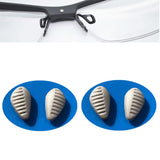 BEHLINE almohadillas de nariz de silicona suave, confort diario para gafas