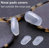 BEHLINE cubre almohadillas de nariz silicona facilita altura y sujeción para gafas.