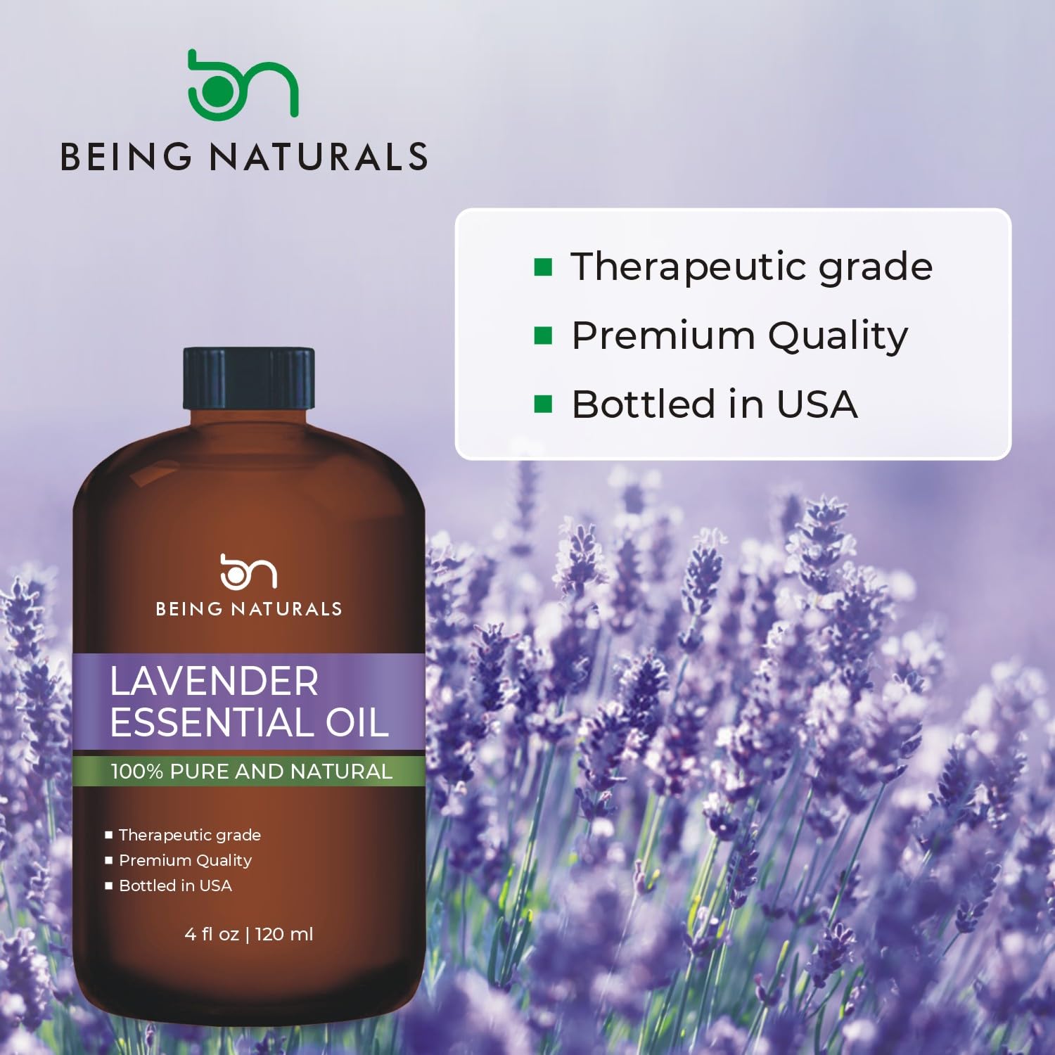 Being Naturals Lavanda difusor de aromas para ambientes tranquilizadores.