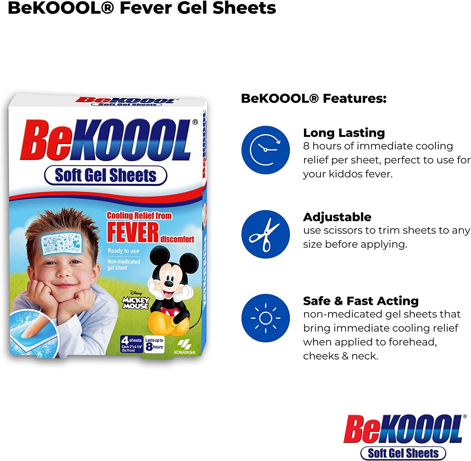 BeKoool Kids caja con 6 unidades para la familia.