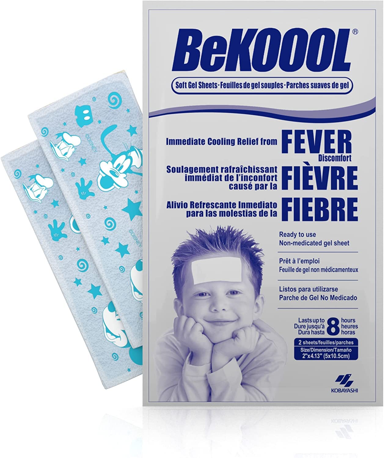 BeKoool Kids pegado suave que se ajusta y permanece en su lugar.
