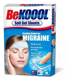BeKoool lámina de gel suave para migraña, alivio refrescante y uso práctico