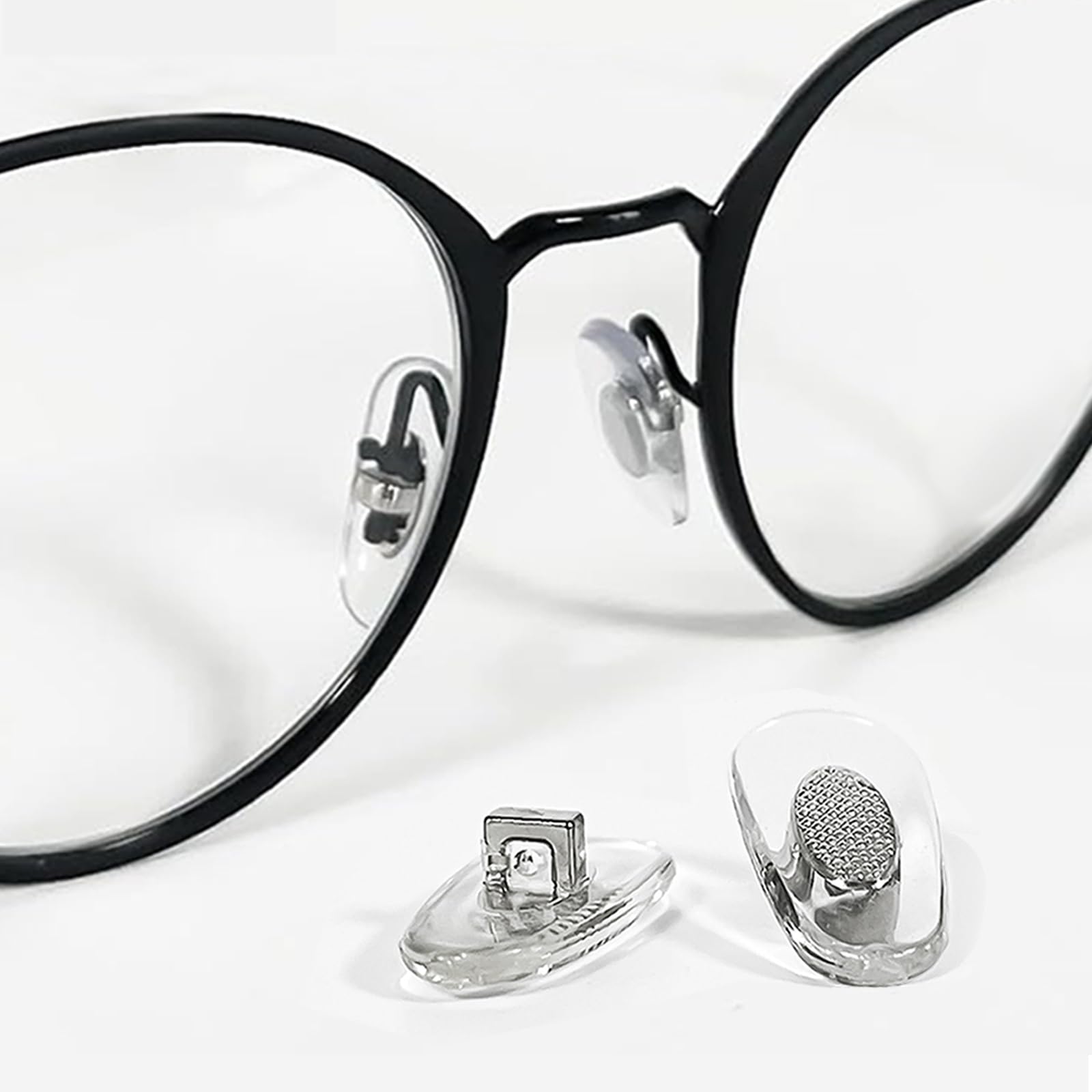 Beliefluo almohadillas nasales 16mm enchufe para gafas, ajuste cómodo