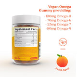 BeLive Omega 3 gomitas, 60 unidades para un mes de consumo