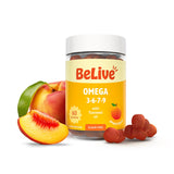 BeLive Omega 3 gomitas, empaque práctico para uso diario
