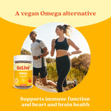 BeLive Omega 3 gomitas, sabor frutal natural y delicioso