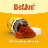 BeLive Omega 3 gomitas sin azúcar, endulzadas naturalmente