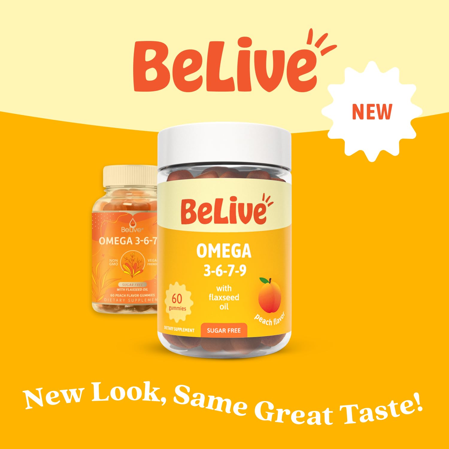 BeLive Omega 3 gomitas, textura masticable suave y agradable