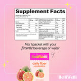 Belli Welli, beneficios digestivos diarios sin hinchazón mediante fibra prebiótica y electrolitos