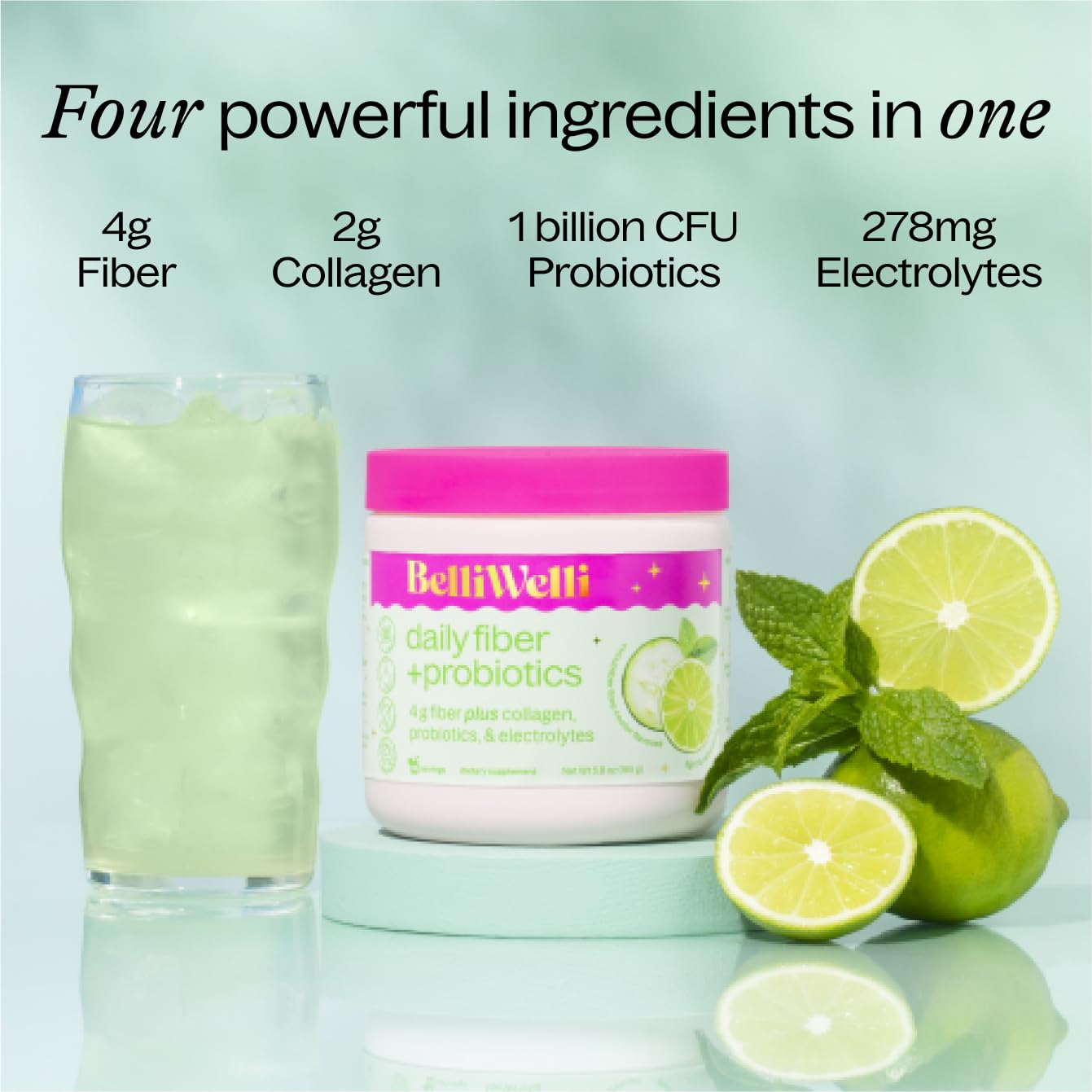 Belli Welli mezcla-soluble-rapida para toma cómoda y ligera.