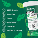 Bellway Fibra + Verdes en lata, presentación práctica para uso diario