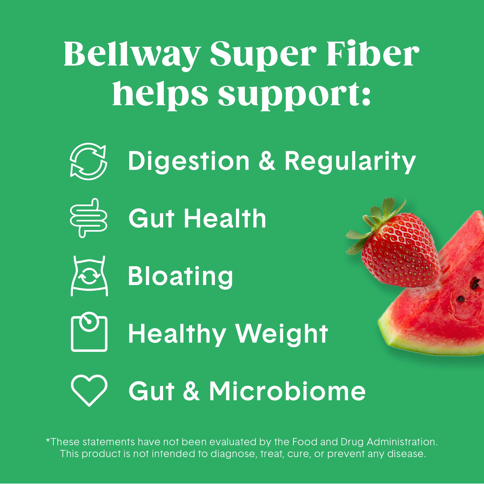 Bellway polvo de fibra con frutas reales, sabor natural para consumo diario