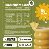 Bellway fibra-fruta pina-pasion lista de ingredientes naturales
