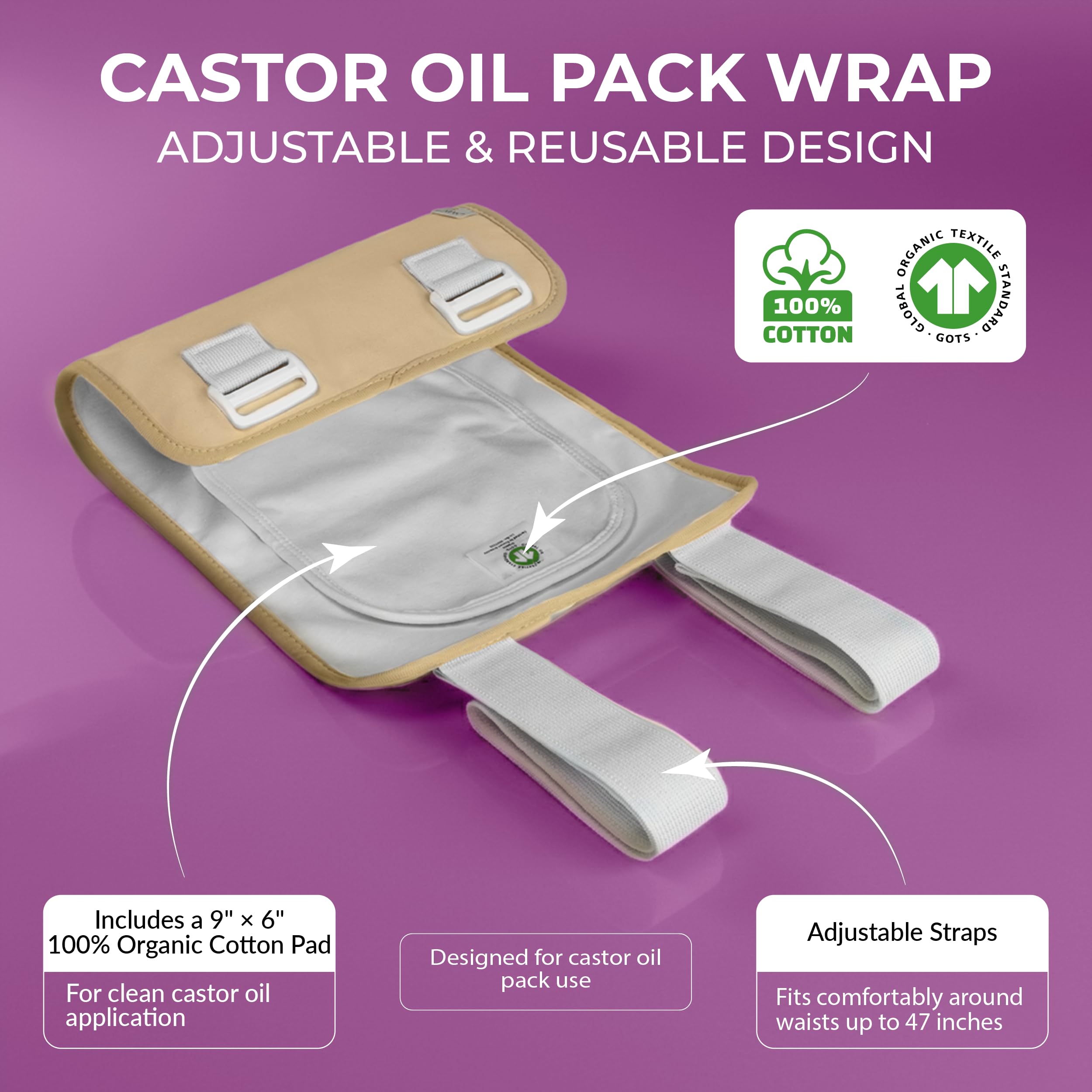 BELMAK Conjunto Castor: almohadilla para aplicar aceite de ricino con precisión.