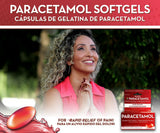 Caja de Belmora Paracetamol, empaque y marca visibles