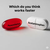 Belmora Paracetamol, tono claro y etiqueta legible