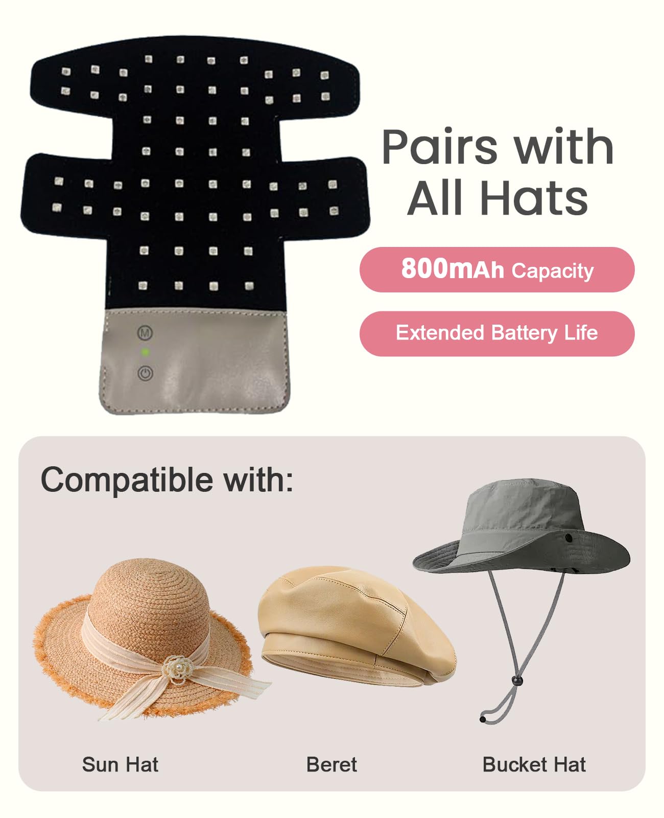 Gorra Beloving con temporizador de 20 minutos para uso seguro
