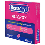 Benadryl caja-presentacion 25 mg: fácil de almacenar en casa