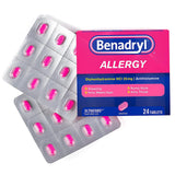 Benadryl tableta 25 mg: alivio temporal de estornudos y secreción nasal
