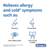 Benadryl Ultratabs: cuatro-paquetes, solución portátil para alergias y resfriado