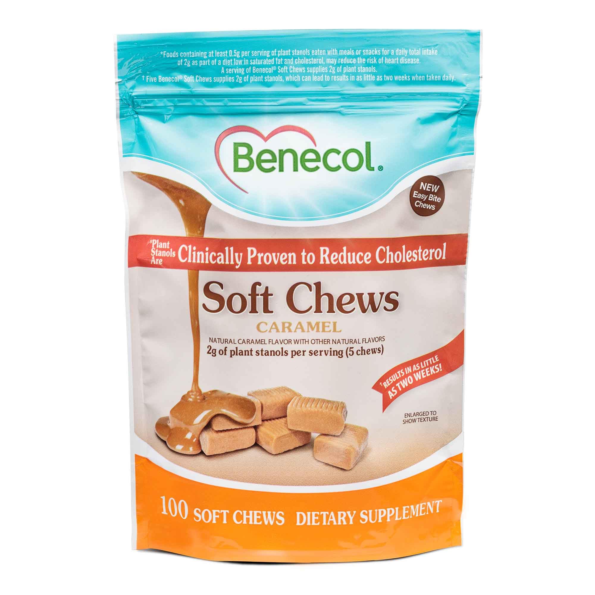 Benecol Masticables Suaves, nuevo bocado suave, ideal para la rutina diaria.