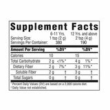Dosis diaria de Benefiber para incorporar fibra prebiótica en bebidas y yogur.