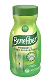 Benefiber suplemento de fibra 760 g, vista frontal del frasco, fácil de incluir en la rutina.