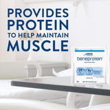 Beneprotein disuelto en bebida caliente para aporte proteico rápido.