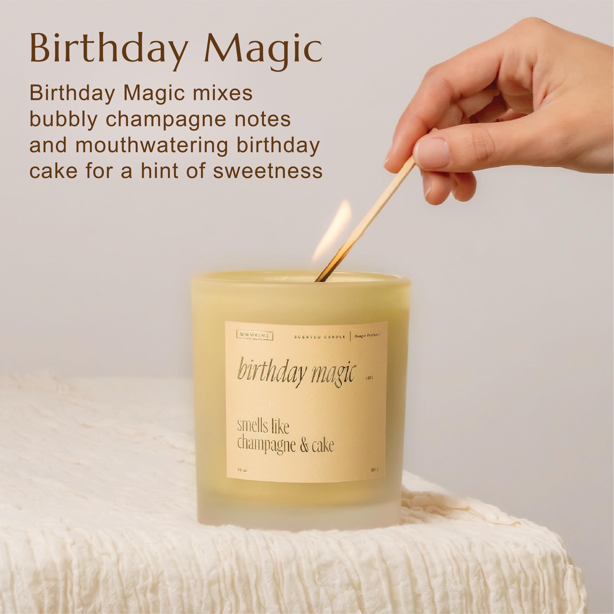 Aroma que llena la habitación; vela de 10 oz para relajación.