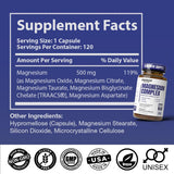 Benevolent Nourishment Magnesio Complejo uso diario para relajación suave