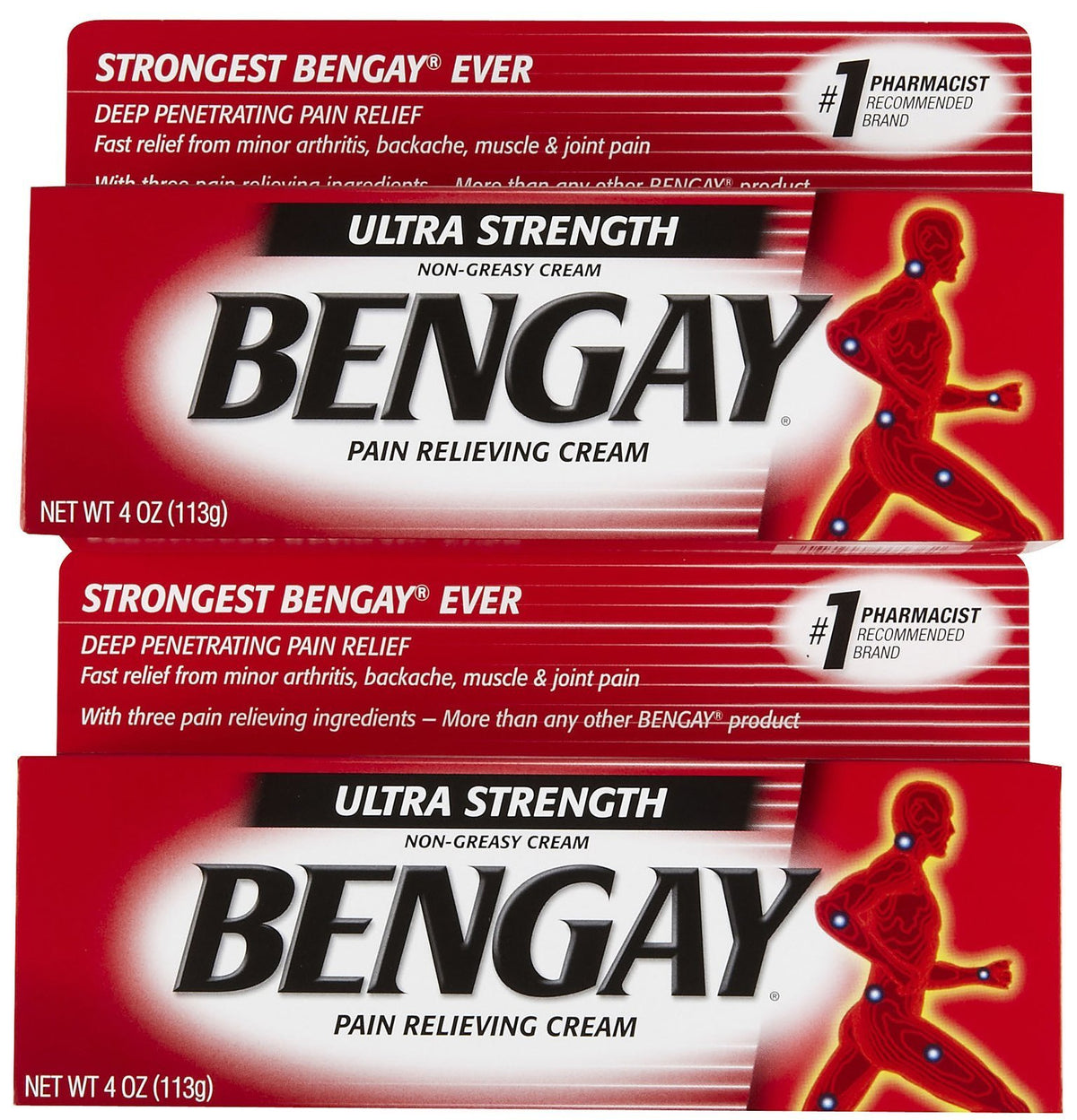Bengay Ultra Strength crema para aplicar en la piel con alivio localizado