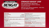 Bengay Ultra Strength dos tubos para uso regular y alivio en músculos y articulaciones