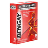 Parche Bengay para hombro o espalda, diseño de gran tamaño.