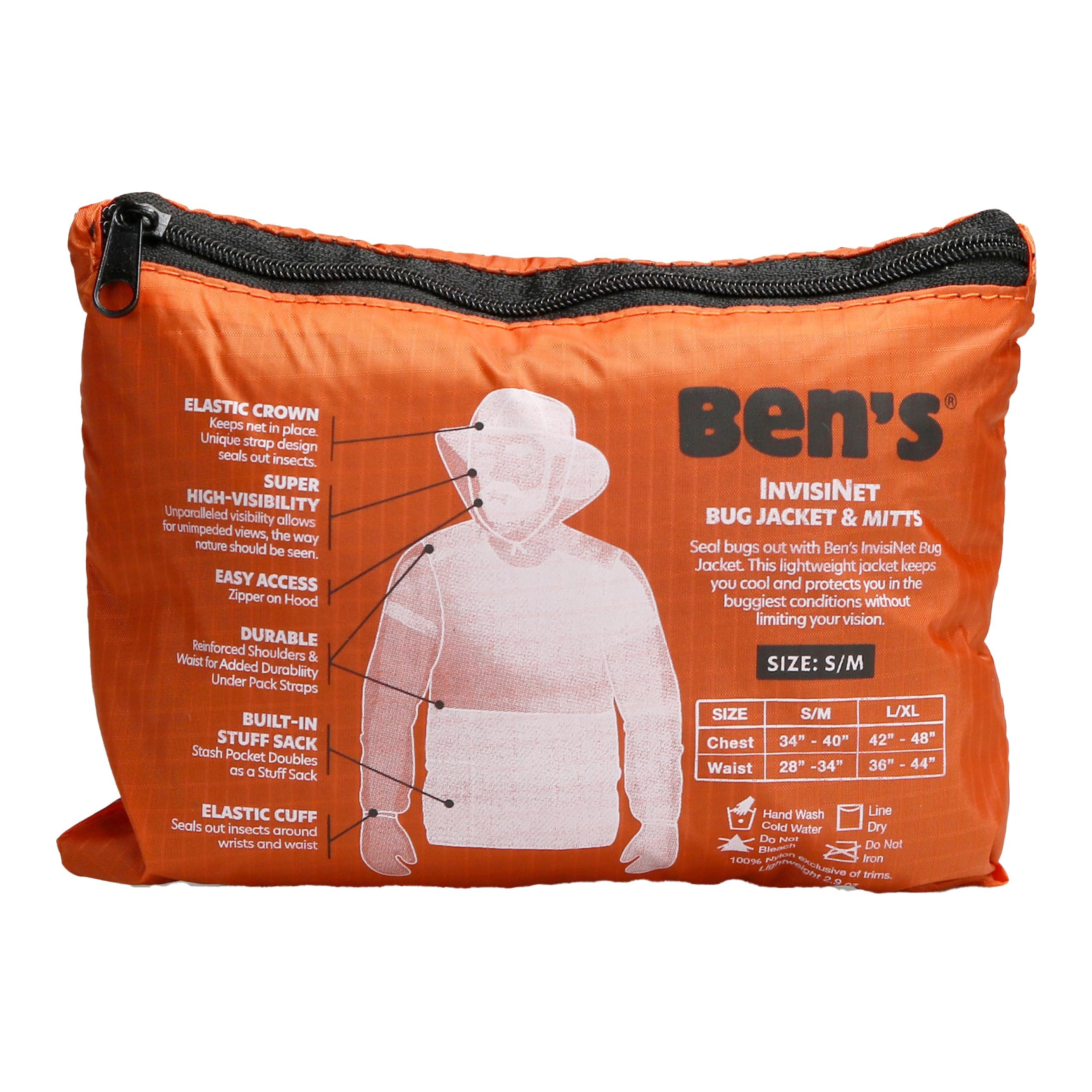 Ben's InvisiNet chaqueta-malla insectos para protección al aire libre.